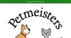 Desktop Screenshot of petmeisters.com